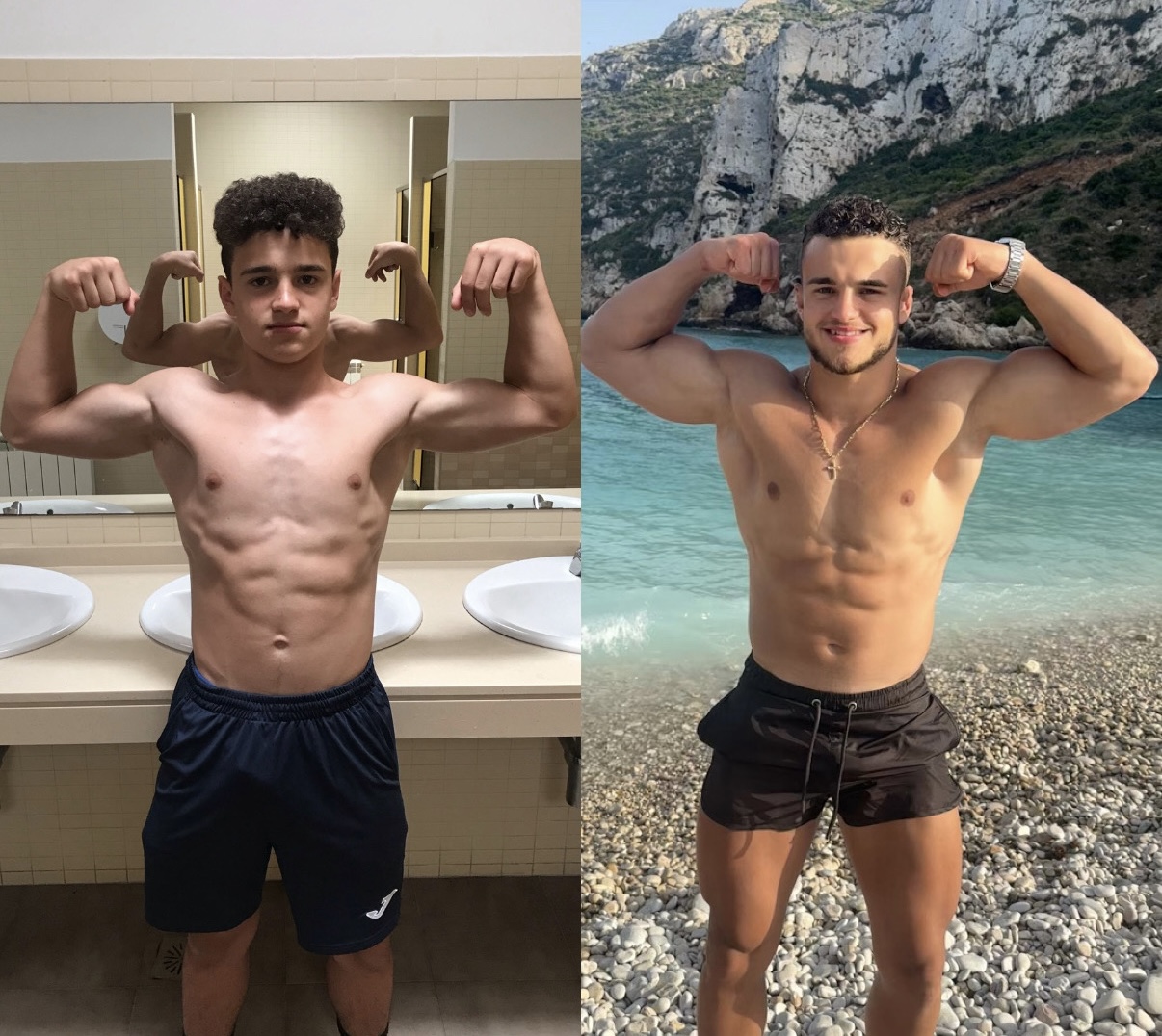 Antes y después: darius gabriel; mi propia evolución